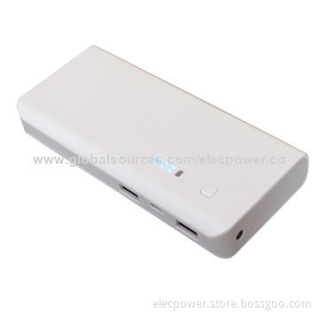 PDA Power Bank, 11,000mAh Capacity, Lithium Battery, Efficiency More than 85%, LED Display Power